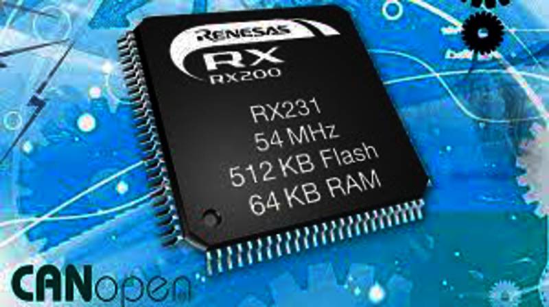 RENESAS RX231 CANopen für IAR Embedded Workbench